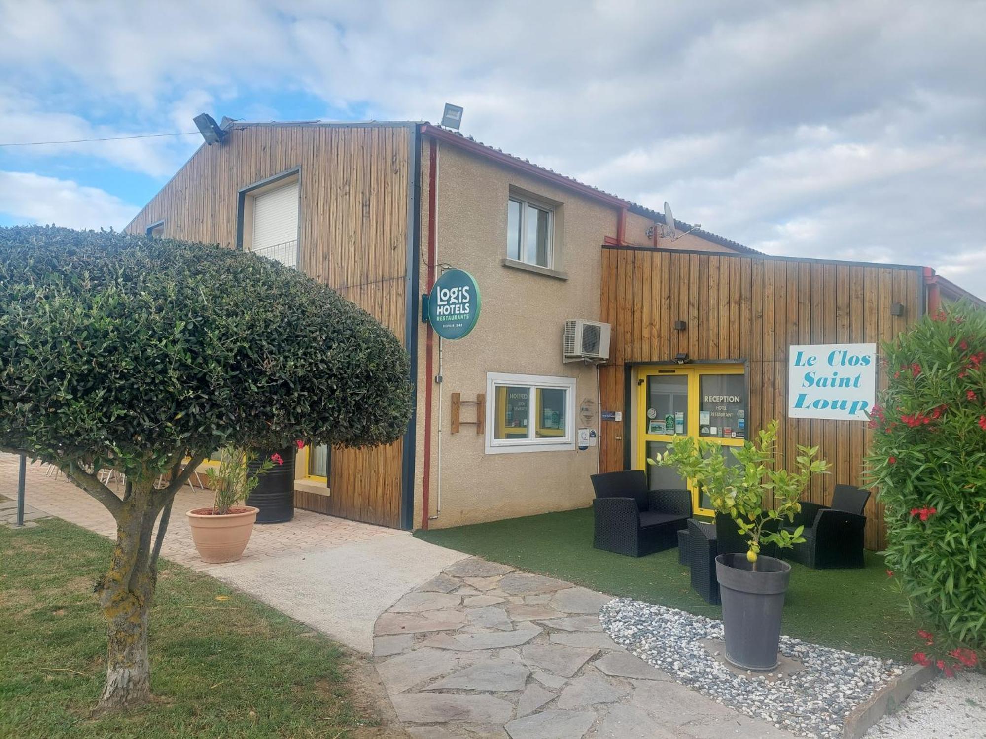 Logis Hotel Restaurant Le Clos Saint Loup Bram Exterior photo